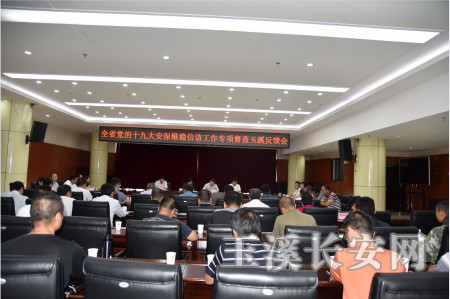 全省党的十九大安保维稳信访工作专项督查玉溪