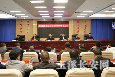 全市扫黑除恶专项斗争领导小组会议召开