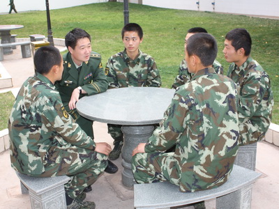 通过谈心交心活动,让新战士切实感受到了部队